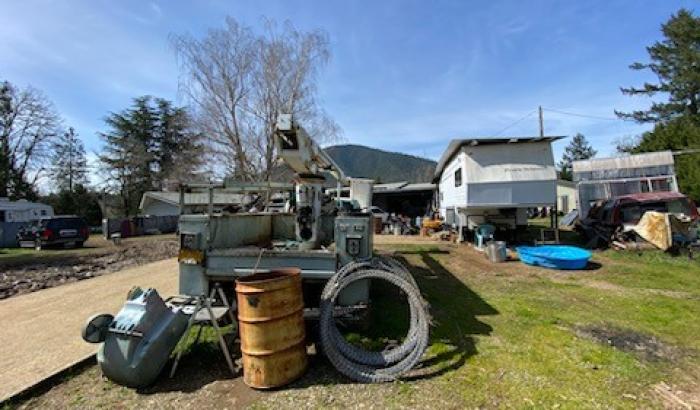Driveway leading to home