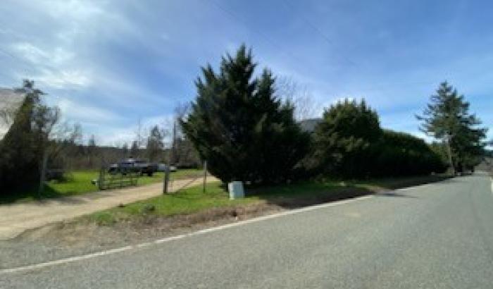 Street view to entrance of property