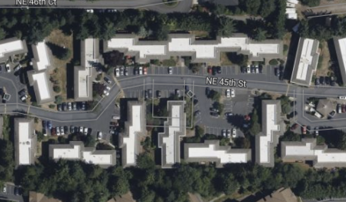 Aerial view where auction will be called