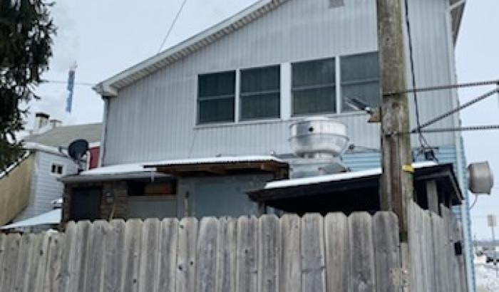 Another view of the back of the building