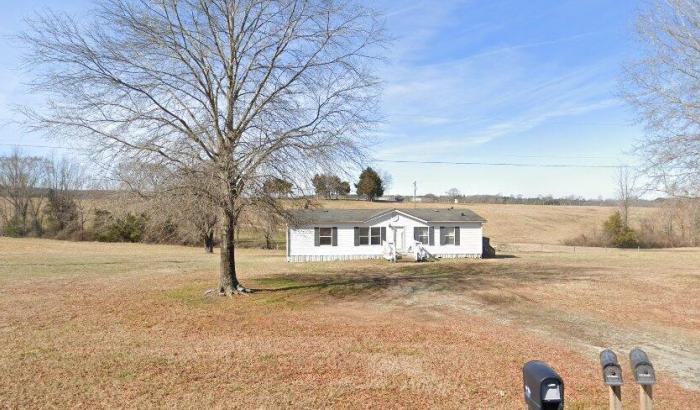 front of home and yard