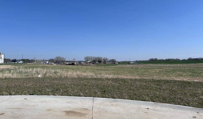 Facing the side of the property from the waterpark area