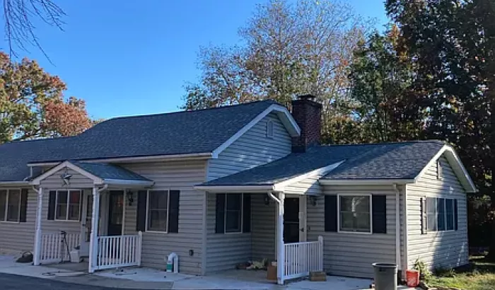 front side view of home