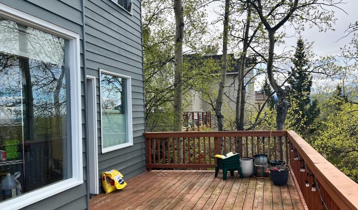 2nd floor deck outside