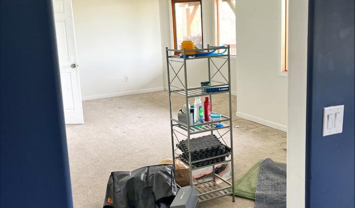 Another entrance to sitting room on lower level