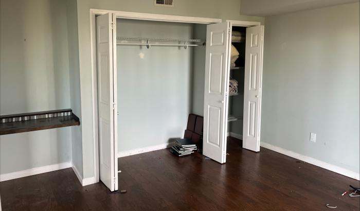 Closets on lower level