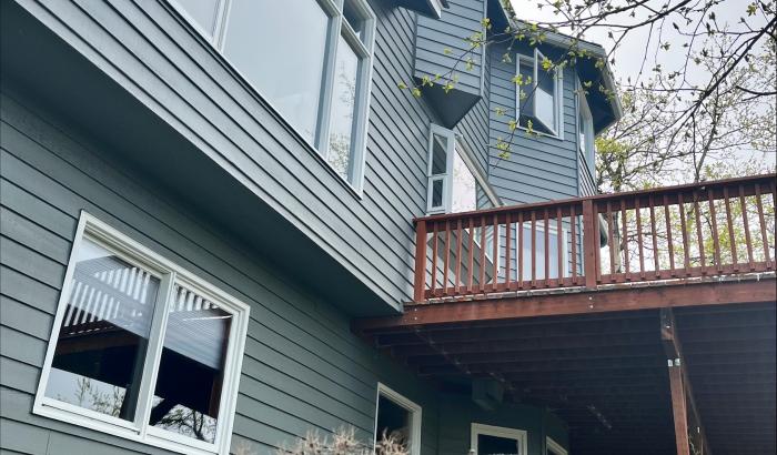 Back right side of house