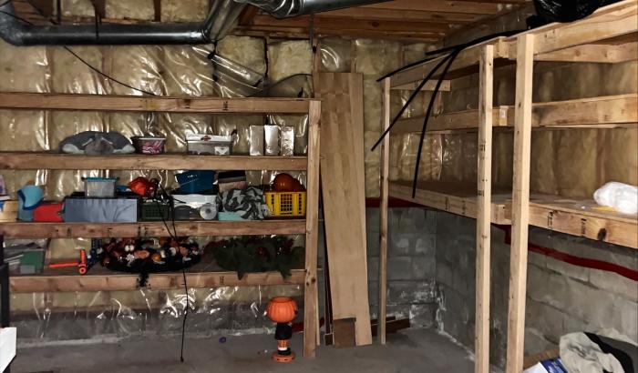 Part of finished basement