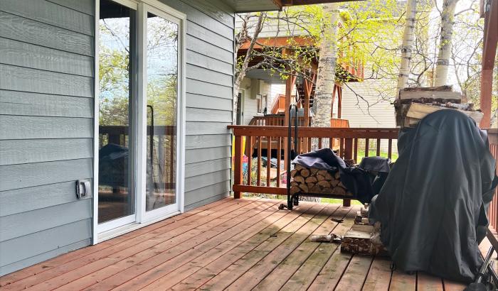 Lower level patio