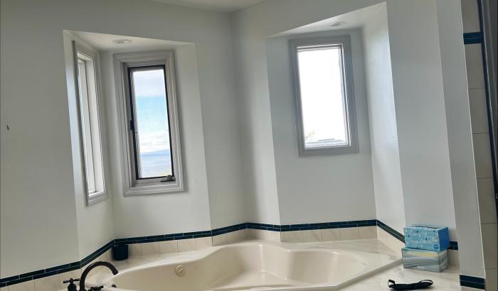 Master bathroom jacuzzi