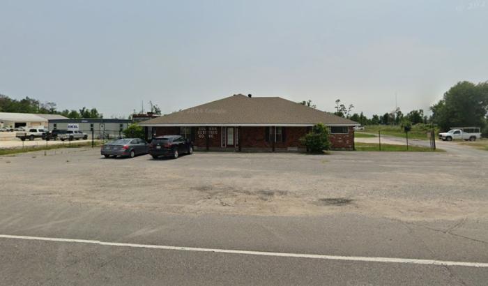 front of property