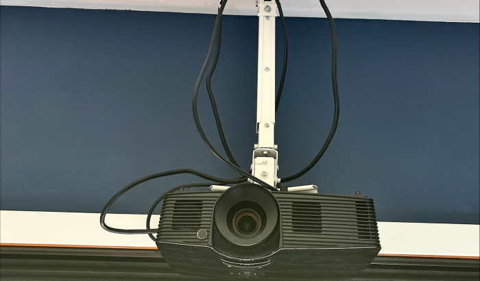 Projector in Theater Room