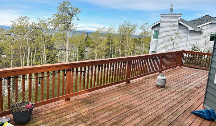 Beautiful view from deck