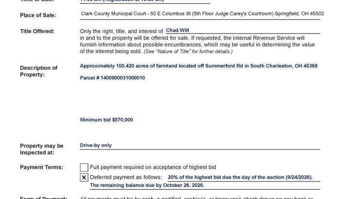 Form 2434 - 100.420 acres