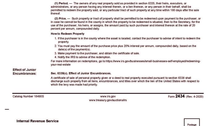 Page 2 of Form 2434
